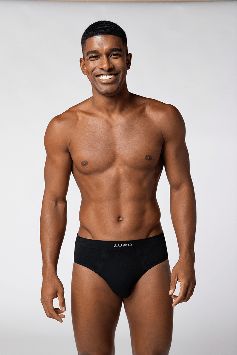Cueca Slip Micromodal Sem Costura Masculina Lupo