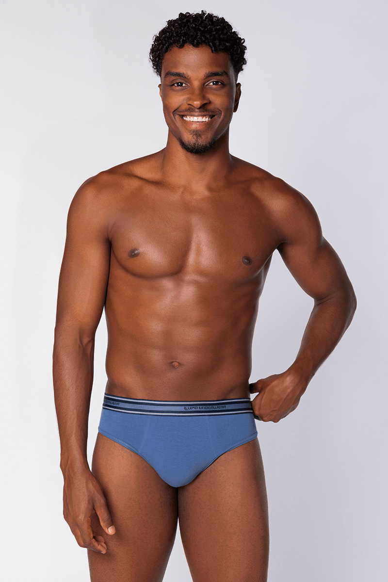 Cueca Slip Algodão Masculina Lupo