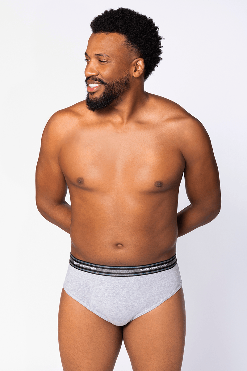 Cueca Slip Algodão Tamanho Especial Masculina Lupo