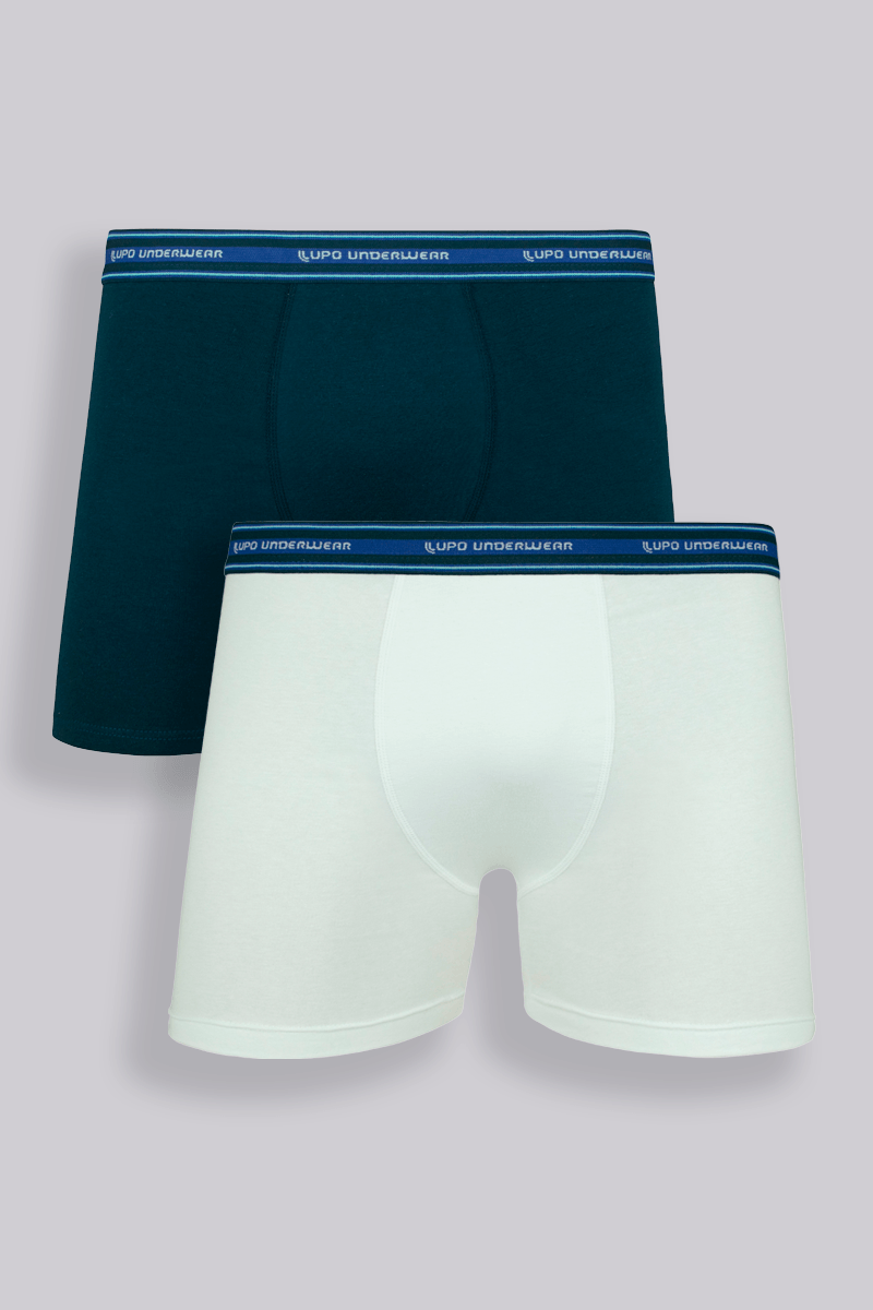 Kit 2 Cuecas Boxer Algodão Infantil Masculina Lupo
