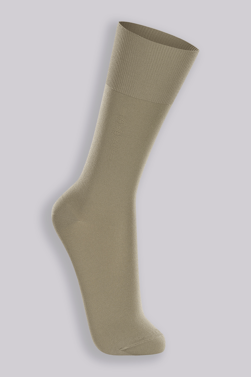 Meia Adulto Longa Microfibra Detalhe Lupo LD
