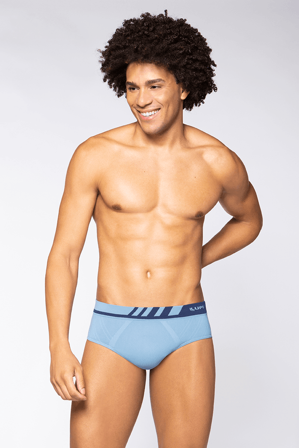 Cueca Slip Microfibra Masculina Lupo Tamanho: P | Cor: Azul