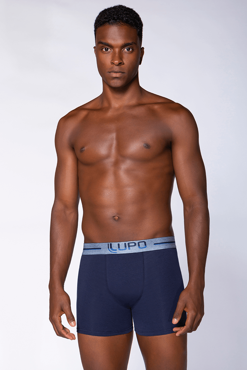 Cueca Boxer Algodão Masculina Lupo
