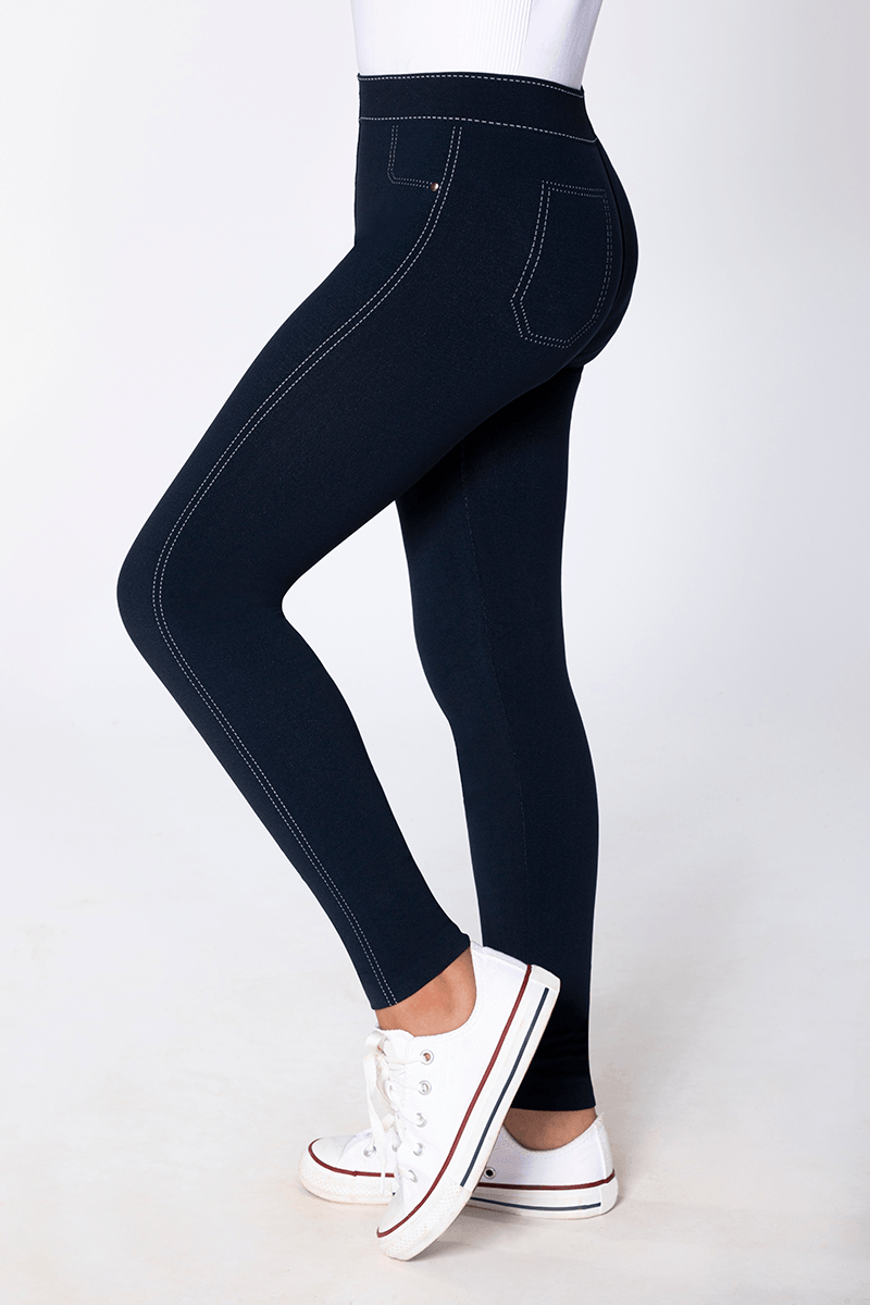 Meia-calça Jeans Infantil Feminina Lupo