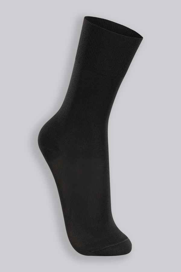 Meia Cano Longo Clássica Masculina Lupo Tamanho: G | Cor: Preto | De 37 a 41