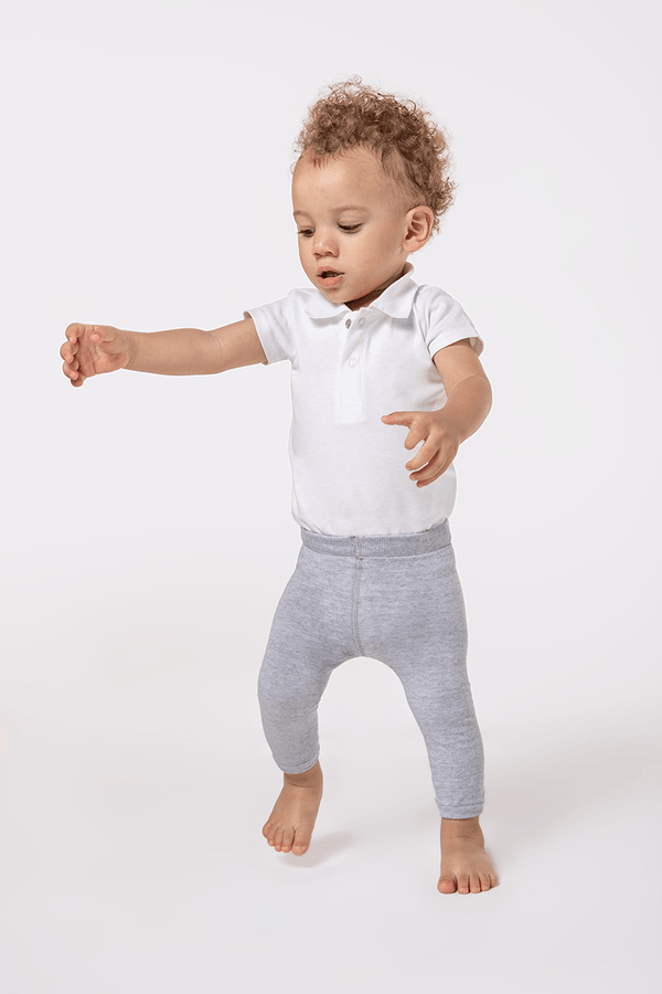 Meia-calça Baby Unissex Lupo Tamanho: Rn | Cor: Mescla Cinza
