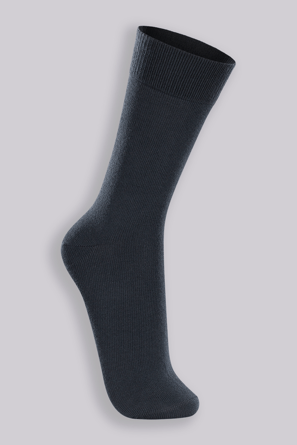 Meia Cano Longo Algodão Masculina Lupo Tamanho: U | Cor: Marinho | De 39 a 43