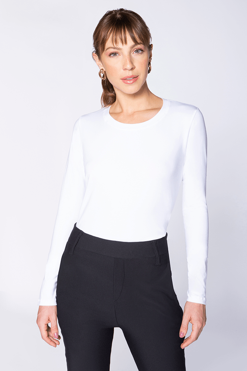 Blusa Cotton Manga Longa Feminina Lupo