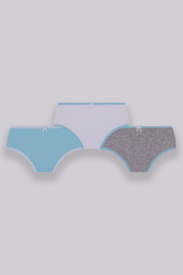 Kit 3 Calcinhas Algodão Infantil Feminina Lupo 1 Tamanho: P | Cor: Sortida