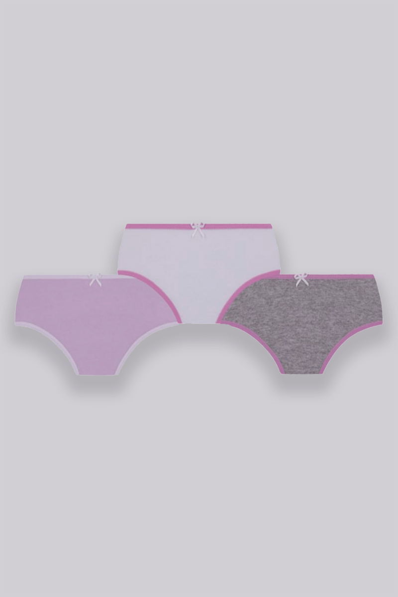 Kit 3 Calcinhas Algodão Infantil Feminina Lupo 1
