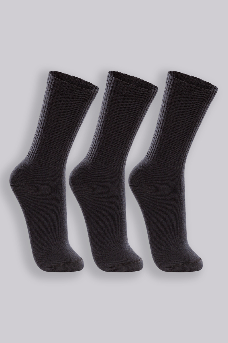 Kit 3 Meias Cano Longo Masculina Lupo