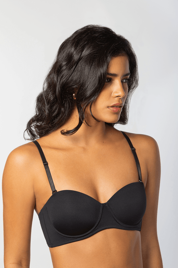 Sutiã Alça Removível Feminino Lupo Tamanho: P (40) | Cor: Preto