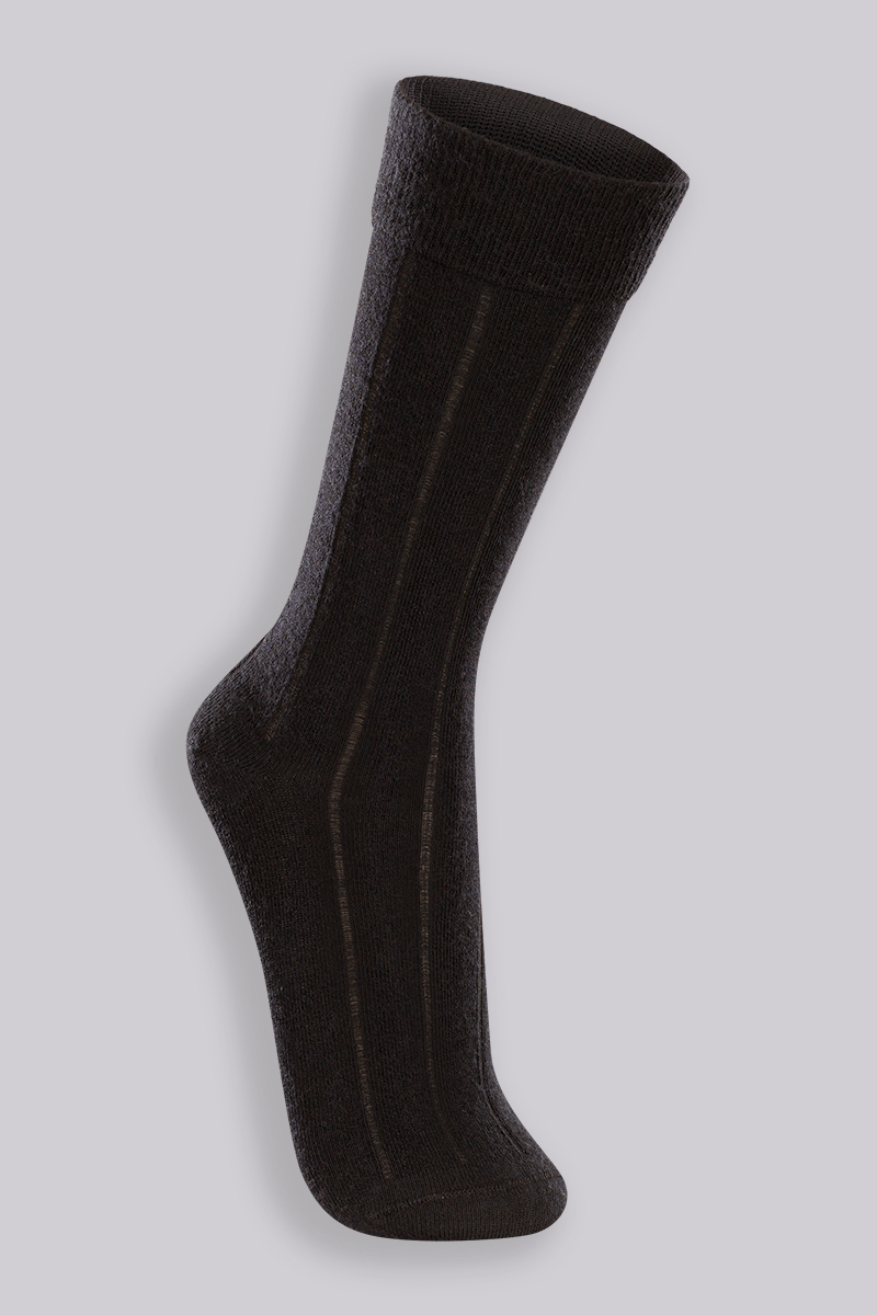 Meia Cano Longo Lã Masculina Lupo