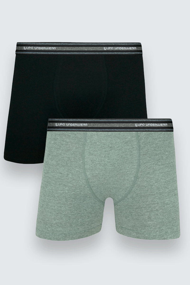 Kit 2 Cuecas Boxer Algodão Masculina Lupo