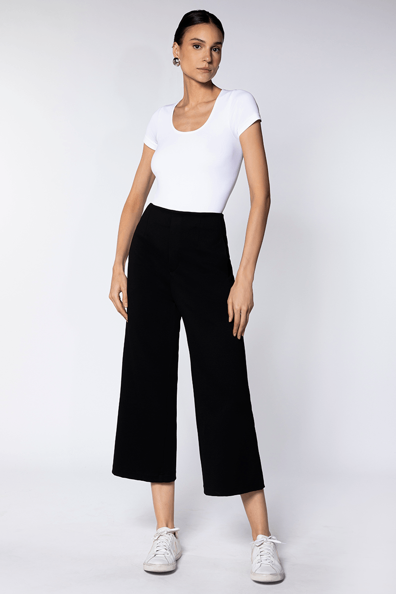 Calça Pantacourt Alfaiataria Feminina Lupo