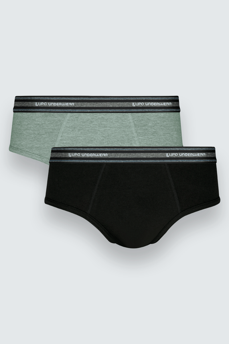 Kit 2 Cuecas Slip Masculina Lupo