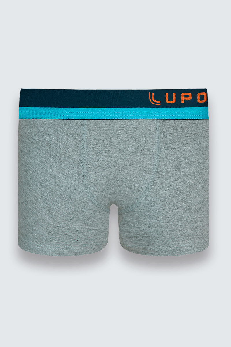 Cueca Boxer Algodão Infantil Masculina Lupo