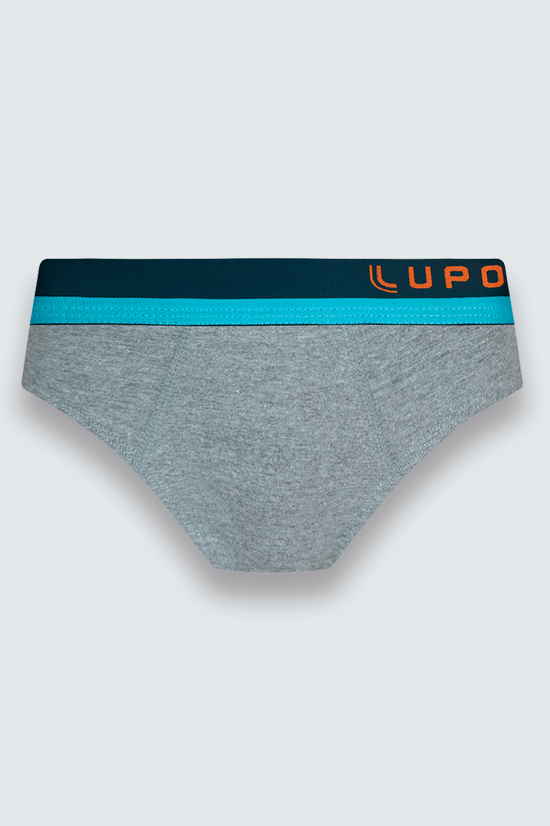 Cueca Slip Algodão Infantil Masculina Lupo
