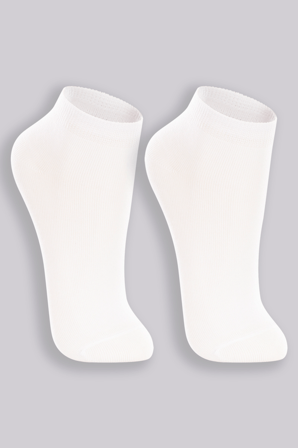 Kit 2 Meias Cano Curto Algodão Infantil Unissex Lupo Tamanho: 046 (Calçados 24 a 29) | Cor: Sortida