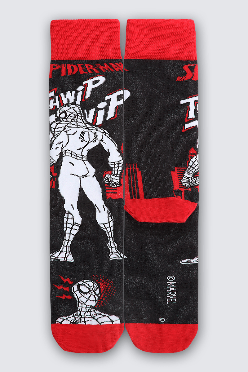 Meia Marvel AU Homem Aranha