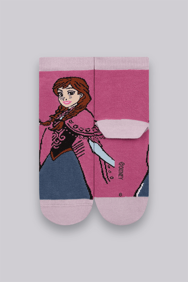 Meia Disney KF Frozen2 Tamanho: 810 (Calçados 30 a 36) | Cor: Lilás