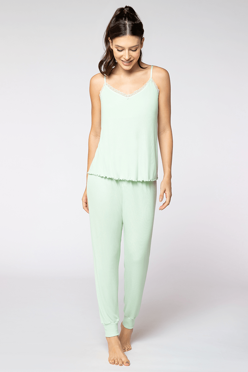 Pijama Longo Canelado Feminino Lupo