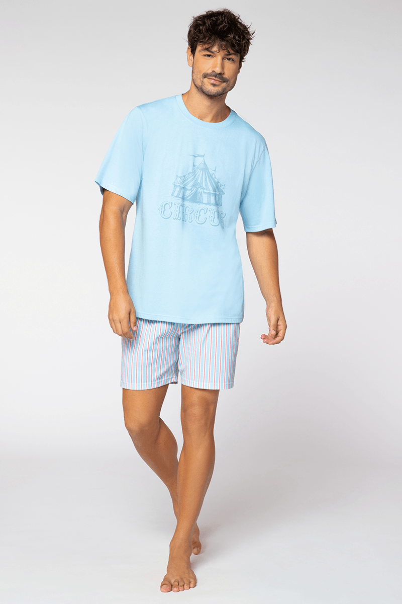 Pijama Curto Circo Masculino Lupo