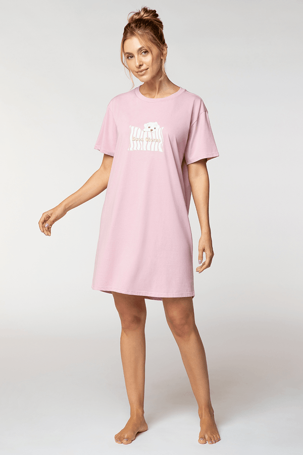 Camisola Algodão Feminina Lupo Tamanho: XG (52 a 54) | Cor: Rose