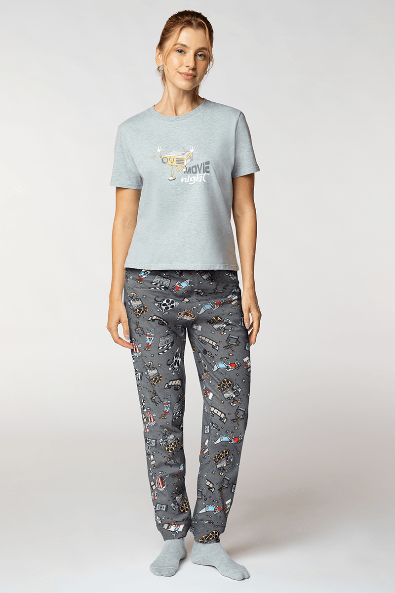 Pijama Longo  Feminino Lupo