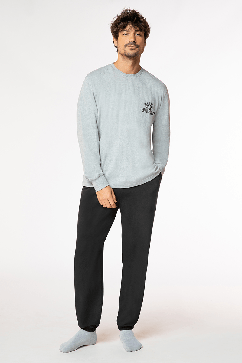 Pijama Longo Masculino Lupo