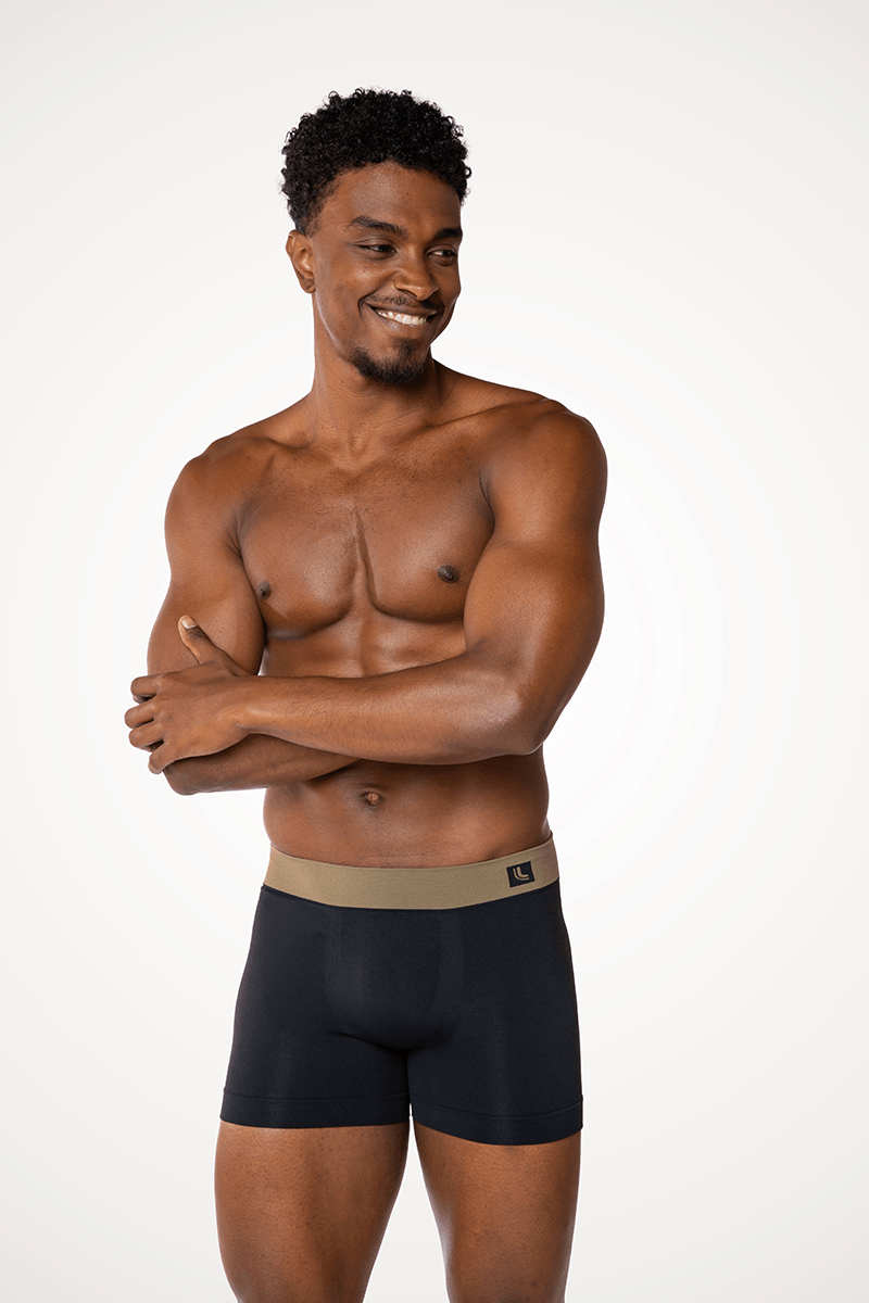 Cueca Boxer Microfibra Sem Costura Masculina Lupo