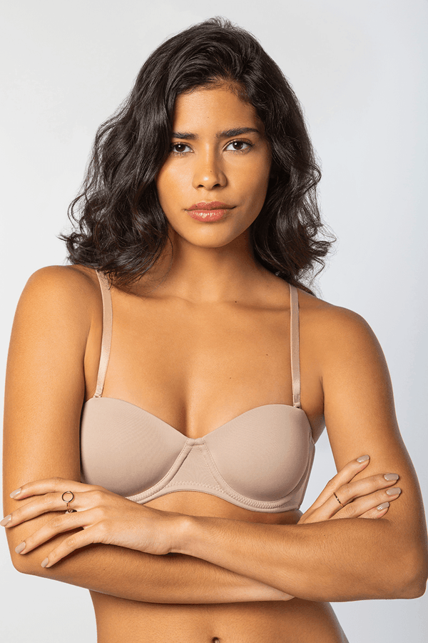 Sutiã Alça Removível Feminino Lupo Tamanho: GG | Cor: Natural