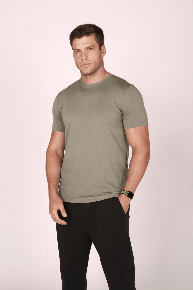 Camiseta Algodão Pima Masculina Lupo
