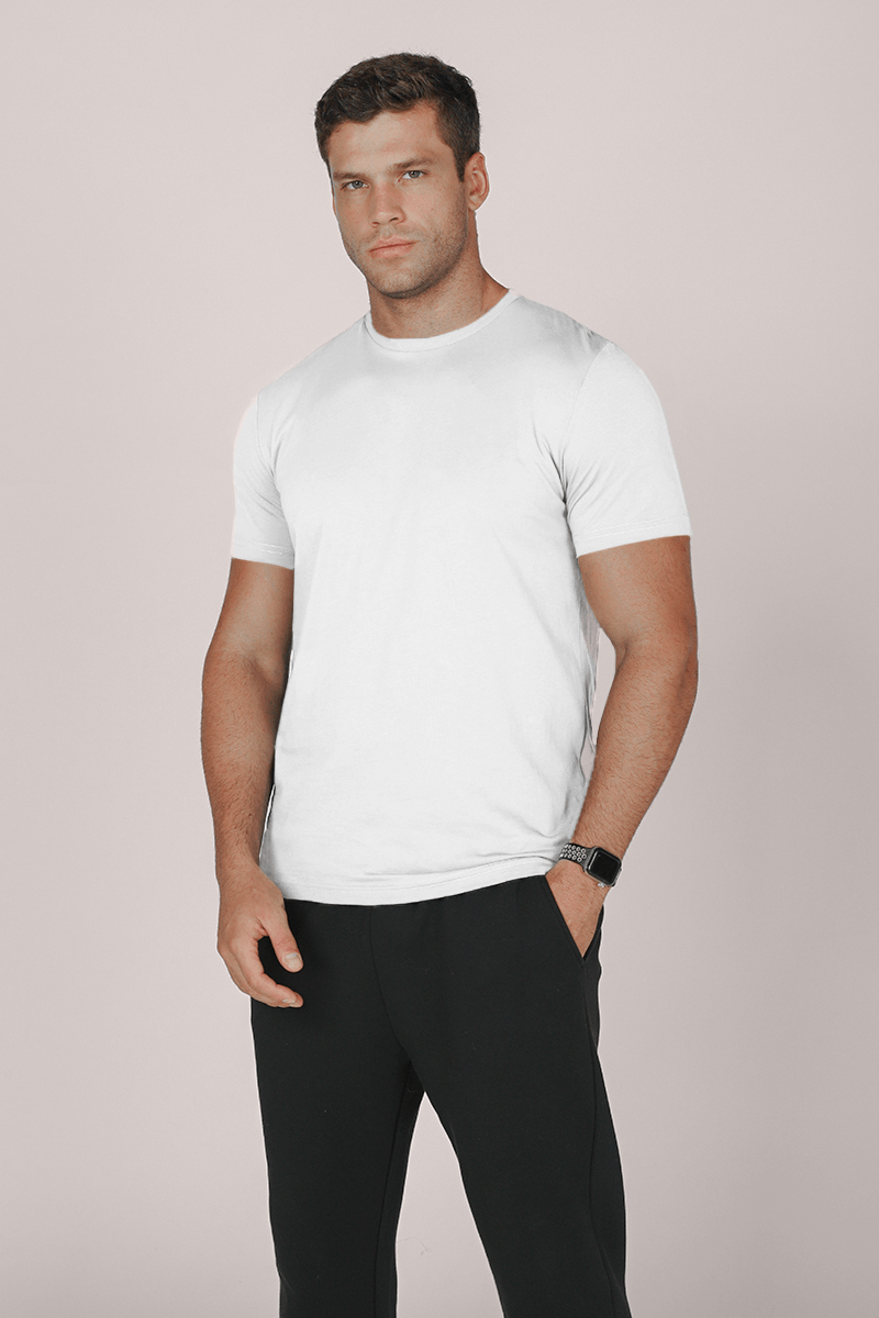 Camiseta Básica Algodão Pima Masculina Lupo
