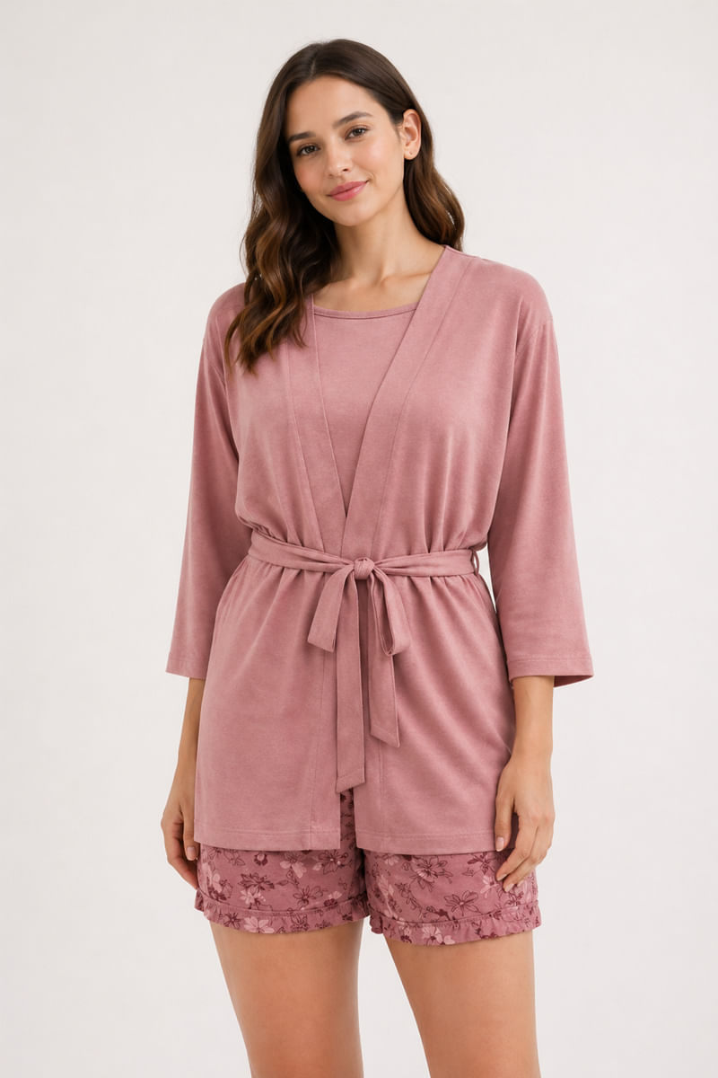 Robe Modal Exclusivo Feminino Lupo
