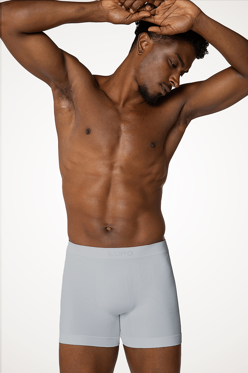 Cueca Boxer Microfibra Sem Costura Masculina Lupo